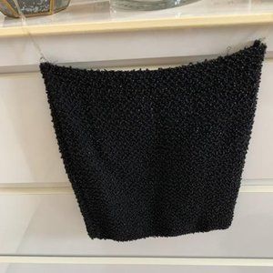 Beaded Mini Skirt/ Tube top